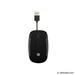 HP X1250 Wired Mouse [H6F02AA] - Black
