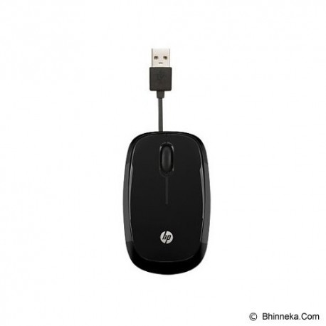 HP X1250 Wired Mouse [H6F02AA] - Black