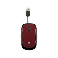 HP X1250 Wired Mouse [H6F04AA] - Red