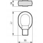 Philips HPK888 Flying Rings (accessory) Crestbay Lampu Industri 2.20Kg 911401150180