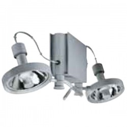 Philips MRS703 2xCDM-R111-10-35W K EB 3C GR 1.60 Fiorenza Twin Lampu Dekorasi 1.60Kg 910502811018