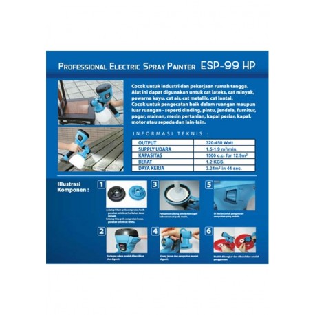 Multipro ESP-99HP Spray Gun Elektrik