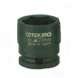 Tekiro Socket Impact 1” Dr 6 Pt 75mm