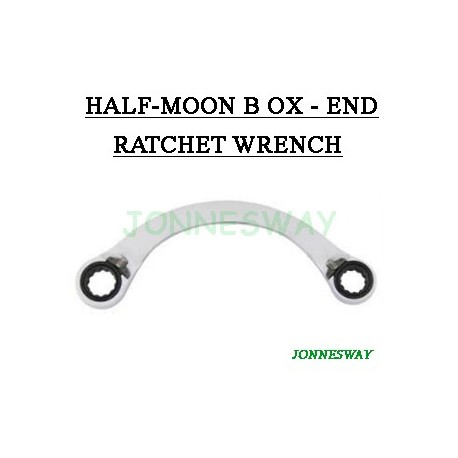 Jonnesway W9411921 Half Moon End Ratchet Wrench