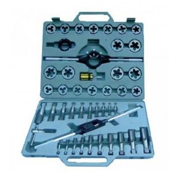 Krisbow Tap & Die UNC&UNF 1/4-1IN - 45EA/Set