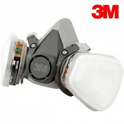 3M 6200 (tanpa filter) Reusable Half Face Mask Respirator