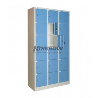 Krisbow KW1700204 Locker 18 Doors Blue