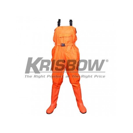 Krisbow 10120104 Chest Waders Orange L (41-42)