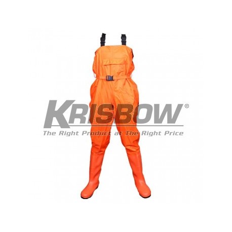 Krisbow 10120105 Chest Waders Orange XL (43-44)