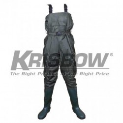 Krisbow 10120106 Chest Waders Green M (39-40)  