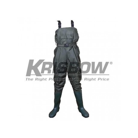 Krisbow 10120106 Chest Waders Green M (39-40)  