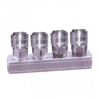 Krisbow KW0800659 Multipass Quick Coupler F1/4" 3 Couplers