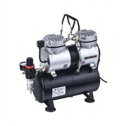 Krisbow Airbrush Compressor Twin Cylinder (10080977)