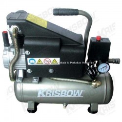 Krisbow Compressor 1HP 8L 8Bar 1PH Direct (KW1300467)