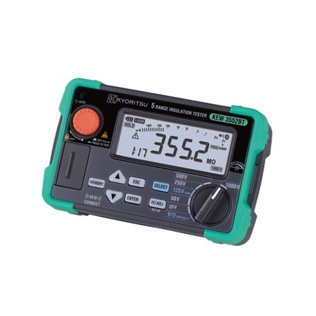 Kyoritsu KEW 3552BT Digital Insulation / Continuity Testers