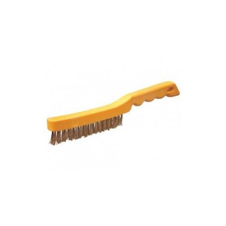 Krisbow KW0300063 Scratch Brush Brasswire 2 Row 