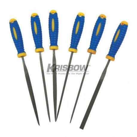 Krisbow KW0300227 Needle File 140mm (6pcs/set)