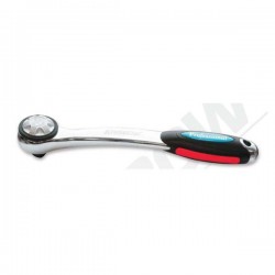 Krisbow KW0102530 Ratchet Handle Curved Type Sq3/8in