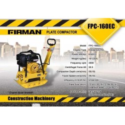 Firman FPC-160EC Hydraulic Plate Compactor 