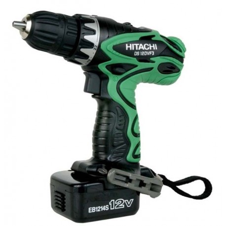 Hitachi DS12DVF3 Bor Obeng Baterai Cordless Driver Drill