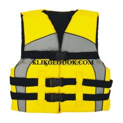 Krisbow KW1000379 Life Vest Youth Grey-Yellow