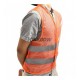 Krisbow KW1000399 Safety Vest Mesh All Size Orange 