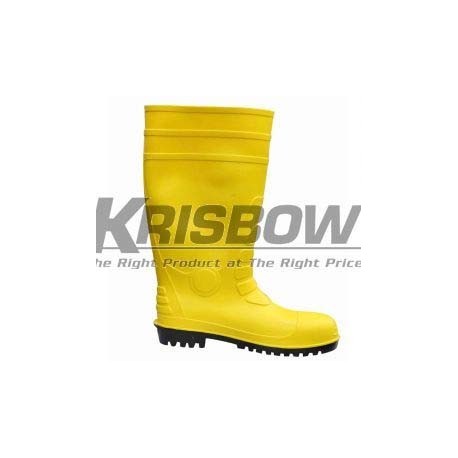 Krisbow 10095007 Sepatu Boots Safety (M/39-40) Kuning