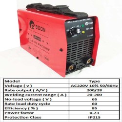 Edon Dry-200 IGBT Mesin Trafo Las MMA Inverter 900 Watt 