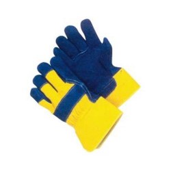 Krisbow KW1000418 Work Glove Blue Leather