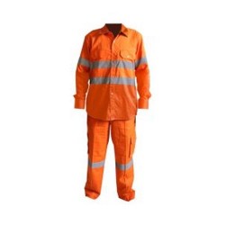 Krisbow 10113457 Wearpack Shirt & Trousers Orange (S)