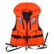 Krisbow 10120305 Life Vest W/Leg Strap & Whistle Org L