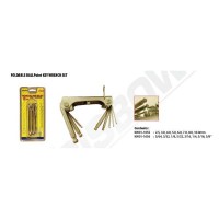 Krisbow KW0101656 Folding Ballpoint Hex Key 5/64-3/8in (8)