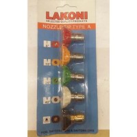 Lakoni Nozzle Tip Type A SET 5pcs  For Daytona 120G 200G 210T