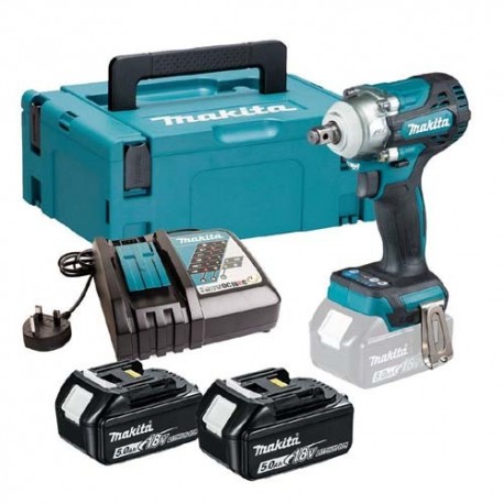 Makita DTW300RTJ 18V LXT Brushless 1/2" Impact Wrench 