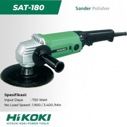 Hikoki SAT-180 180mm Polisher Mesin Poles Listrik  