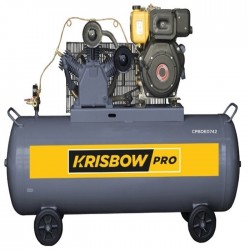 Krisbow 10050369 Compressor 7.5Hp 420L 12Bar Diesel