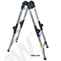 Krisbow KW0100607 Ladder Adjustable 6.2m Aluminium