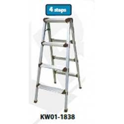 Krisbow KW0101838 Step Ladder W/O Hdl 4 Step 1m Aluminum