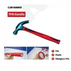 Krisbow KW0103101 Claw Hammer 8oz Tpr Handle