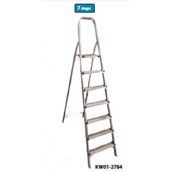 Krisbow KW0102784 Step Ladder W/Hdl 1.5m 7 Step Aluminium