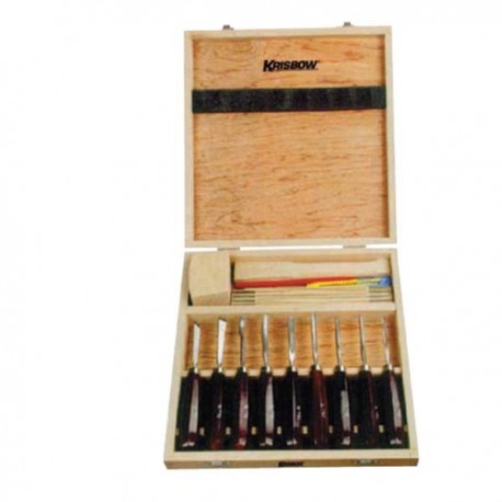 Krisbow KW0102965 Carving Chisel Set (13pcs)