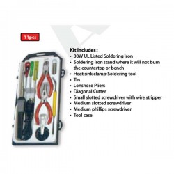 Krisbow KW0103394 Soldering Tool Kit (11pcs)