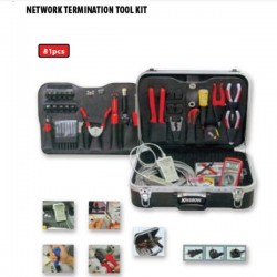 Krisbow KW0101093 Network Termination Tool Kit (81pcs)