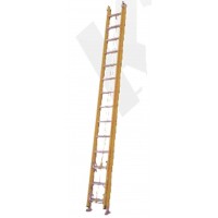 Krisbow KW0103426 Ext.Ladder 9.7m Yellow Fiberglass