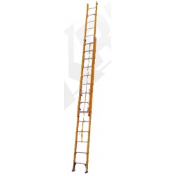 Krisbow KW0103427 Ext.Ladder 11.8m Yellow Fiberglass