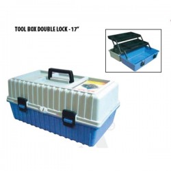 Krisbow KW0102102 Tool Box Double Lock 20in Black