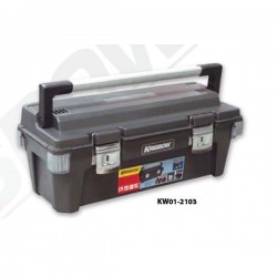 Krisbow KW0102103 Plastic Tool Box Double Lock 25.5in