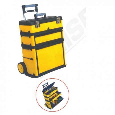 Krisbow KW0103457 Mobile Metal Toolbox58x36x67cm