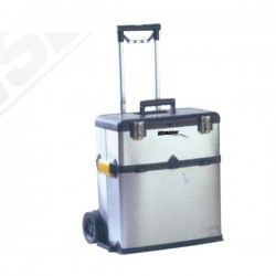Krisbow KW0103406 S/Steel Roller Toolbox 2compartment