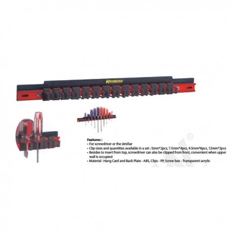 Krisbow KW0102954 Tool Organizer For Screwdriver